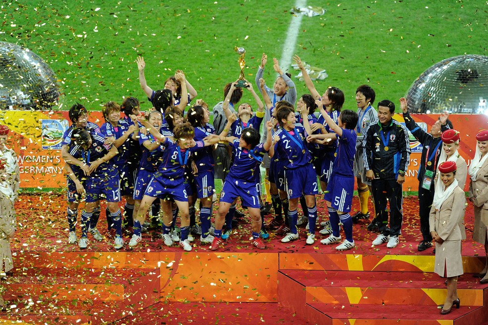 Japão conquistou a Copa do Mundo Feminina de 2011 — Foto: Thorsten Wagner/Getty Images