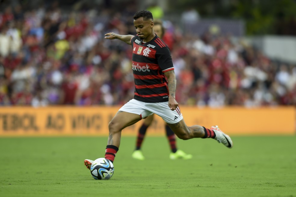 Allan em Orlando x Flamengo — Foto: Marcelo Cortes/Flamengo