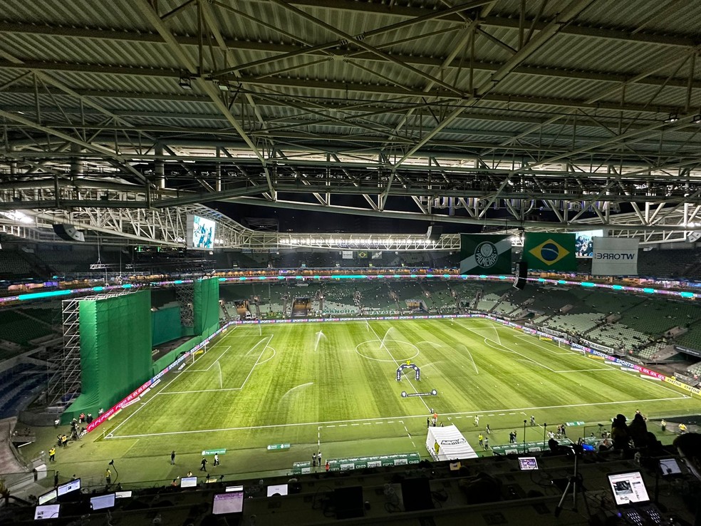 Allianz Parque para Palmeiras x América-MG no Brasileirão — Foto: Thiago Ferri
