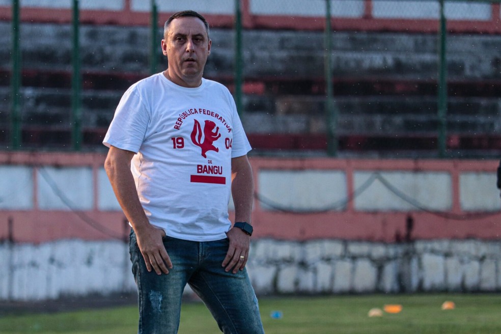 Junior Martins, treinador do Bangu — Foto: Divulgação