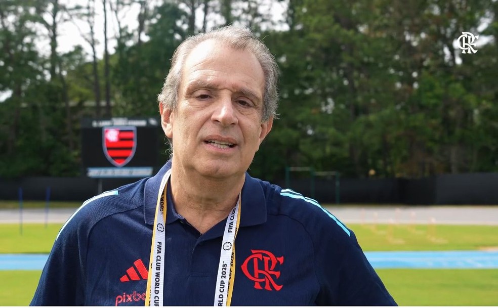 Bap, presidente do Flamengo  Foto: Divulgao / Flamengo