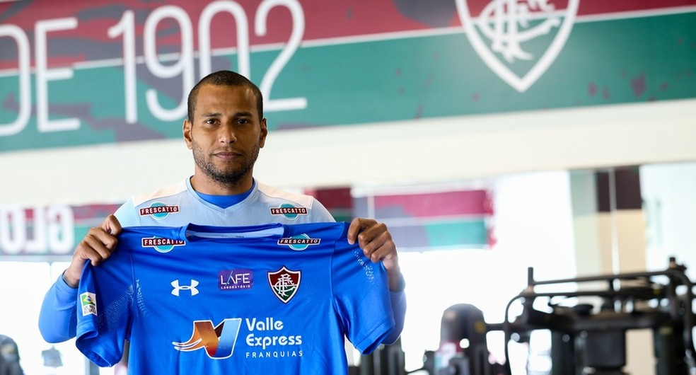 Fluminense anuncia goleiro Rodolfo — Foto: Divulgação