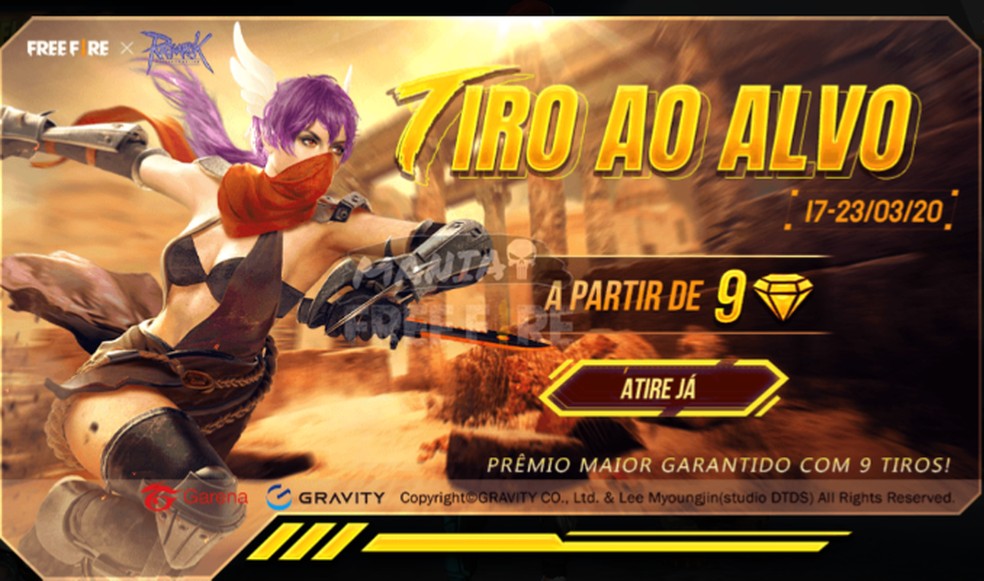 Garena Free Fire no PC - Tiro Máximo