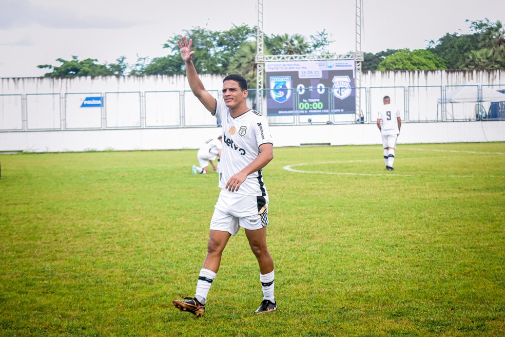 Thiaguinho pelo Treze na Série D — Foto: Daniel Vieira / Treze