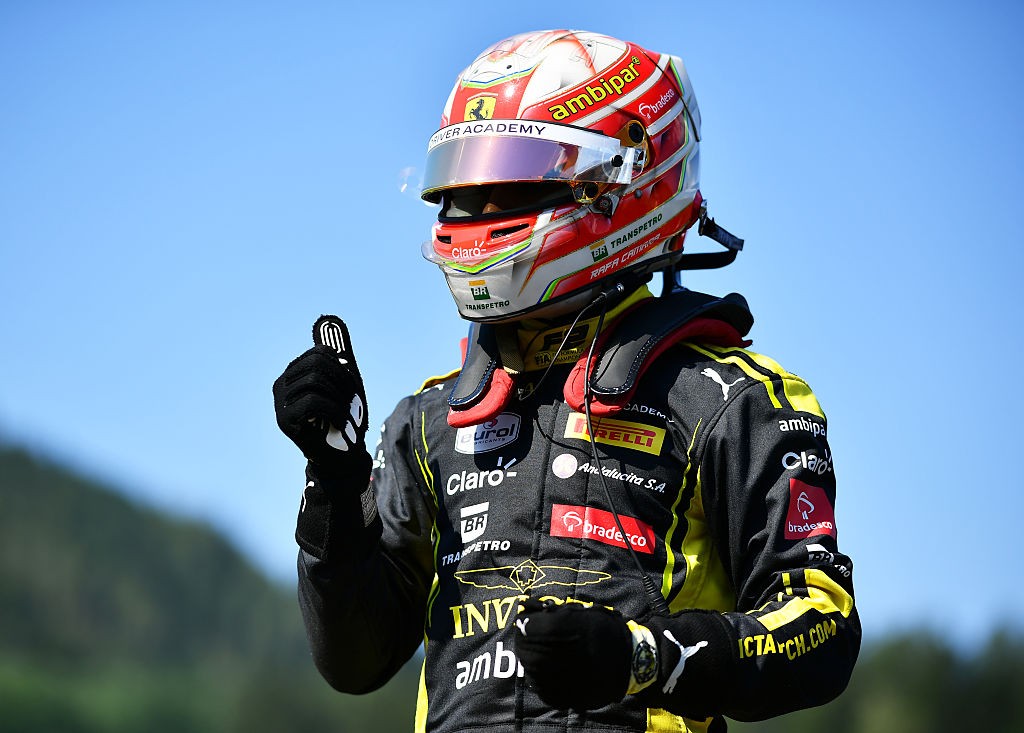 Rafael Câmara é 6º em sprint da F2 na Áustria, e Fittipaldi abandona