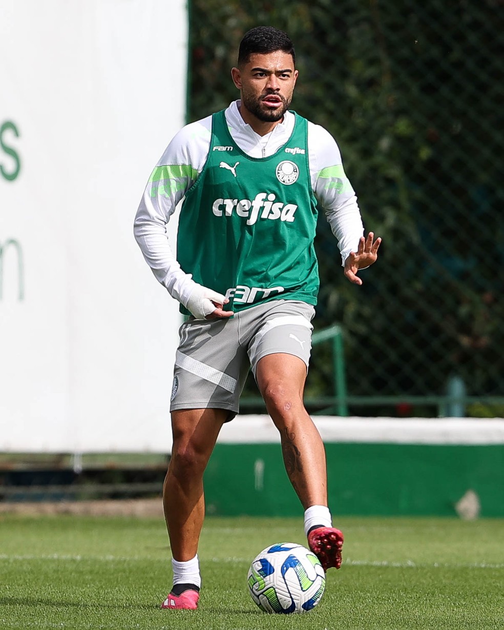 Bruno Tabata, do Palmeiras — Foto: Cesar Greco / Palmeiras