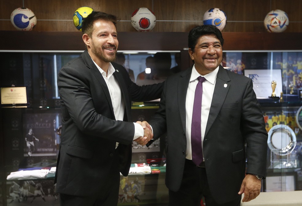 Ramon Menezes conta com o respaldo do presidente da CBF, Ednaldo Rodrigues — Foto: Rafael Ribeiro / CBF