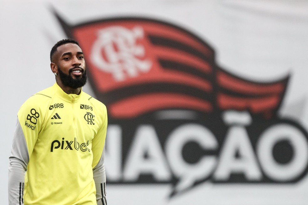 Gerson em treino no Flamengo  Foto: Gilvan de Souza/Flamengo