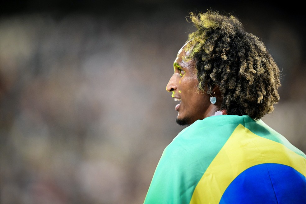 Alison dos Santos brilha na Diamond League — Foto: AFP