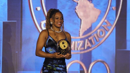 Rebeca Andrade é eleita destaque do Pancódigo promocional h2betSantiago 2023
