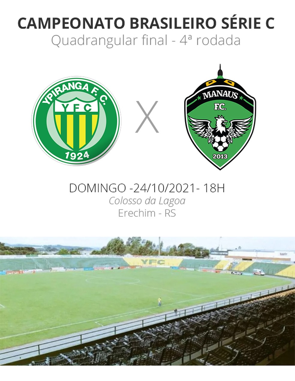 SERVIÇO DE JOGO – YPIRANGA X BRASIL - Ypiranga Futebol Clube
