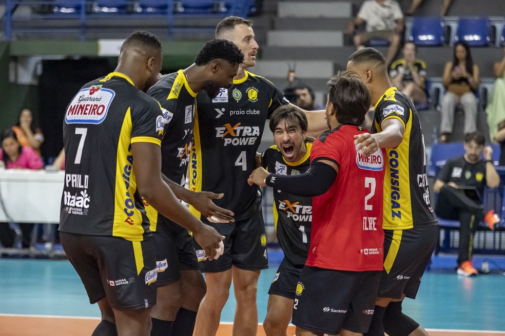 Praia Clube vence Cruzeiro pelo Campeonato Mineiro — Foto: Bruno Cunha/Praia Clube