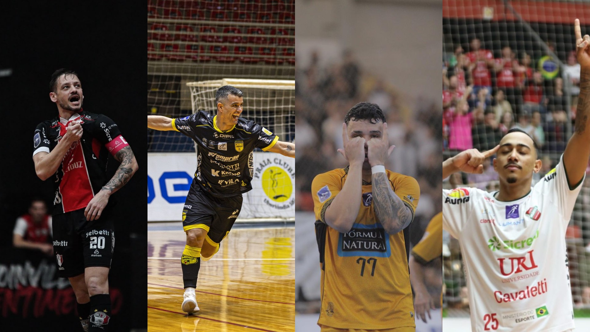 veja os confrontos e as campanhas — Semifinal da Liga Nacional de Futsal