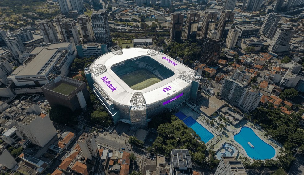 Est�dio do Palmeiras levar� nome do Nubank � Foto: Reprodu��o