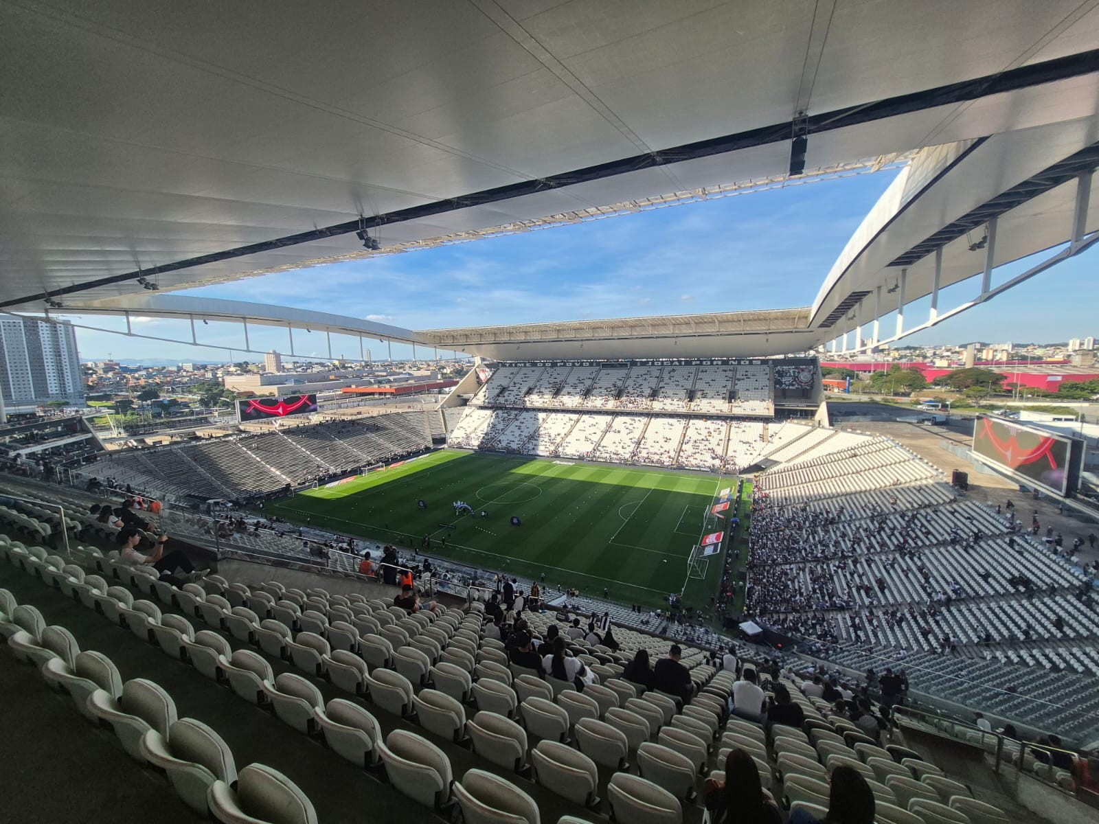 Corinthians planeja estratégia especial para estreia da biometria facial na Arena
