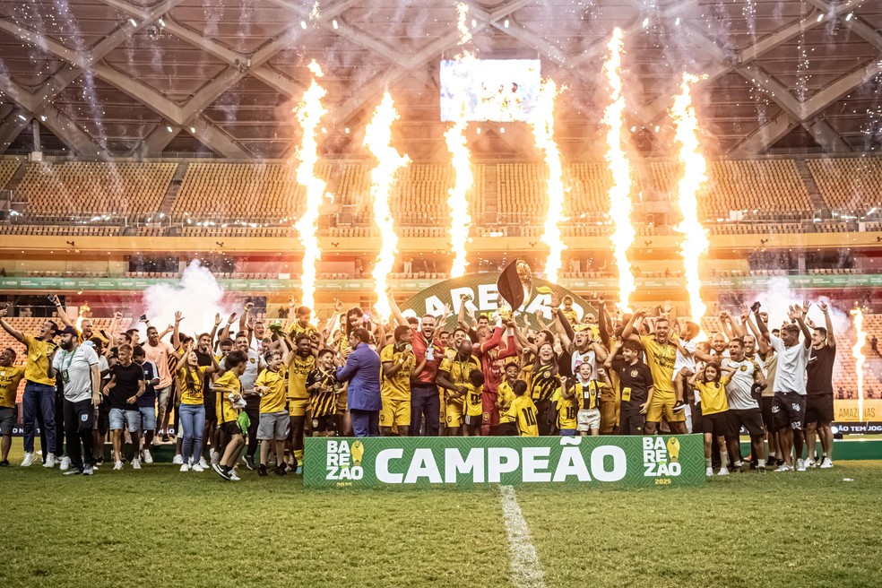 Nacional x Amazonas — Foto: João Normando/Amazonas FC