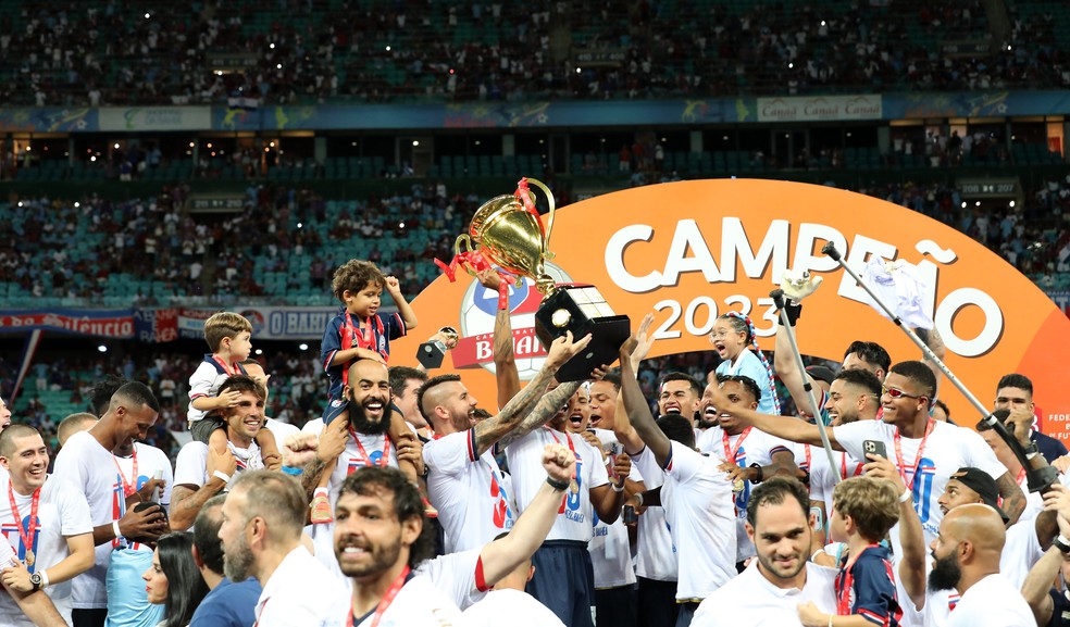 Bahia é o atual campeão baiano  — Foto: Felipe Oliveira / EC Bahia / Divulgação
