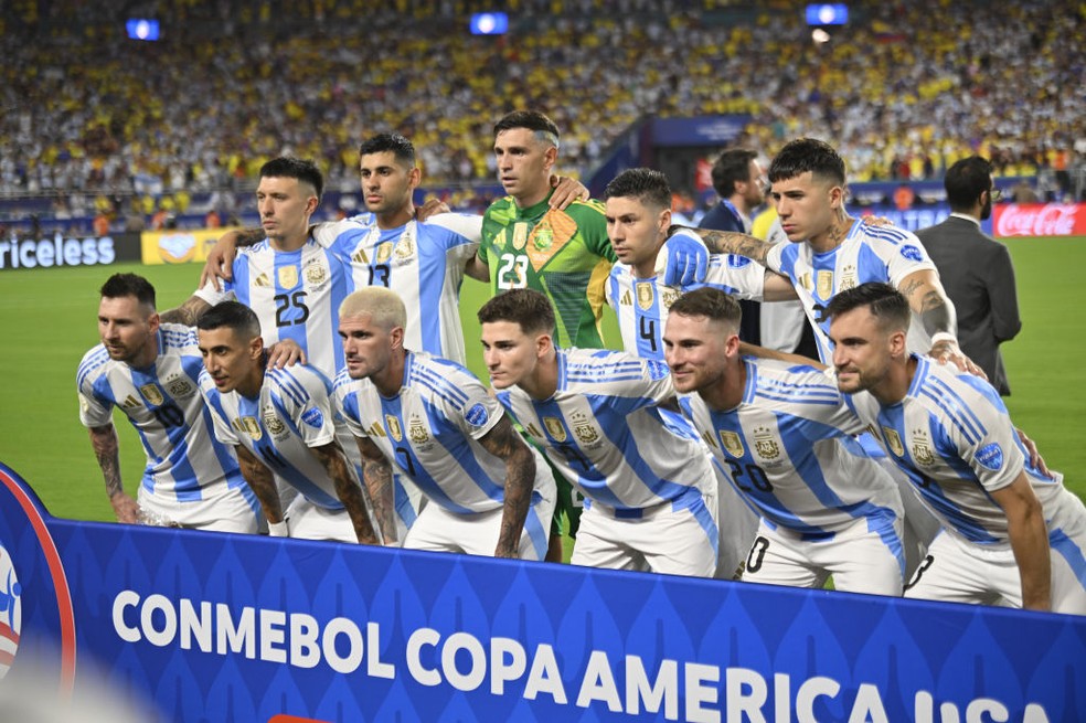 Argentina é campeã da Copa América — Foto: Miguel J Rodriguez Carrillo/Anadolu via Getty Images