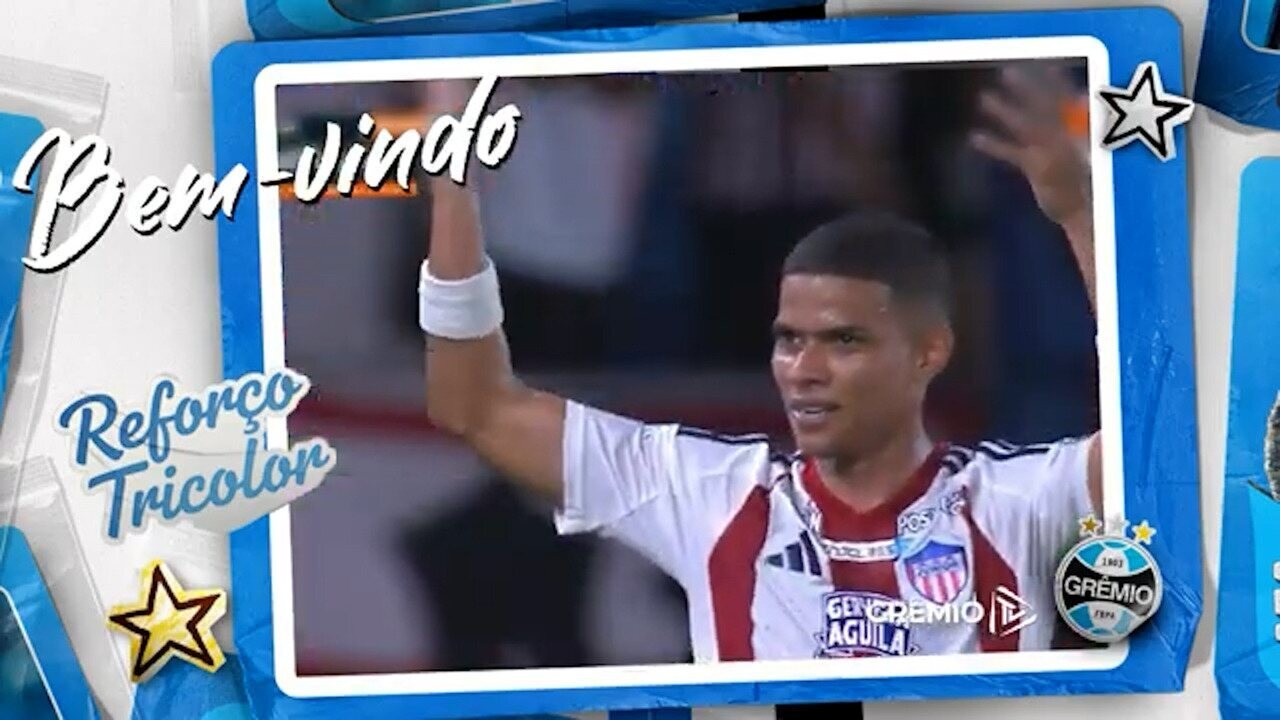 Grêmio confirma contratação do atacante José Enamorado para reforçar o elenco.