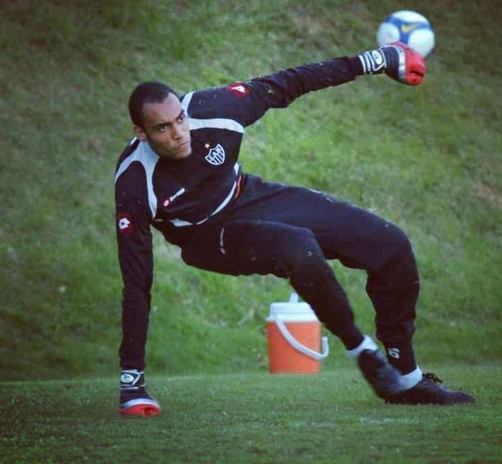 Bruno Fuso nos tempos de Atlético-MG — Foto: Arquivo pessoal