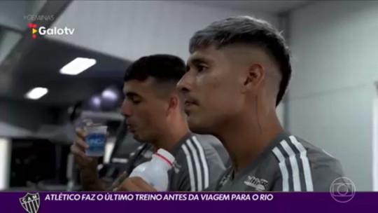 Confira as notícias do último treino do Atlético antes de jogo decisivo com o Flamengo - Programa: Globo Esporte MG 