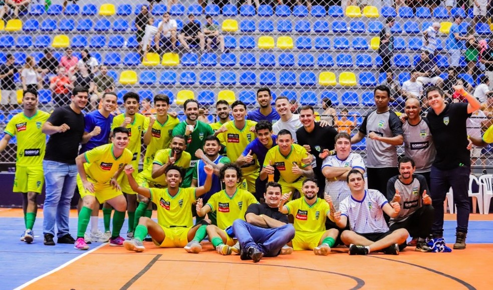 ASF Sorriso classificada às oitavas de final da Copa do Brasil de Futsal — Foto: Assessoria