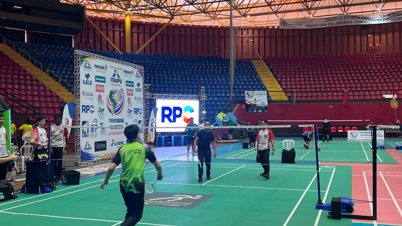 Londrina recebe torneio internacional de parabadminton pela primeira vez; veja os detalhes