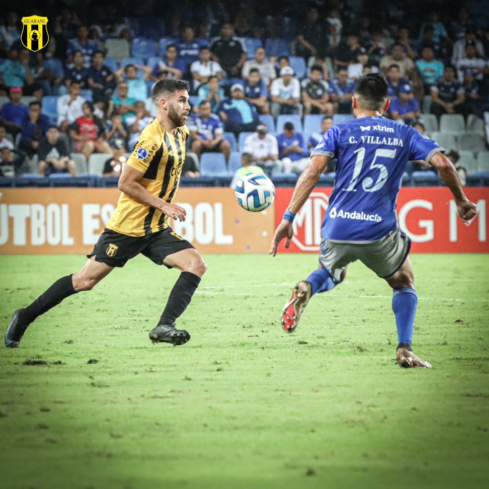 Guaraní x Emelec pela Sul-Americana — Foto: Reprodução