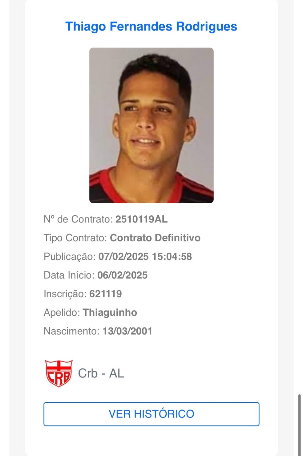 Nome de Thiaguinho aparece no BID