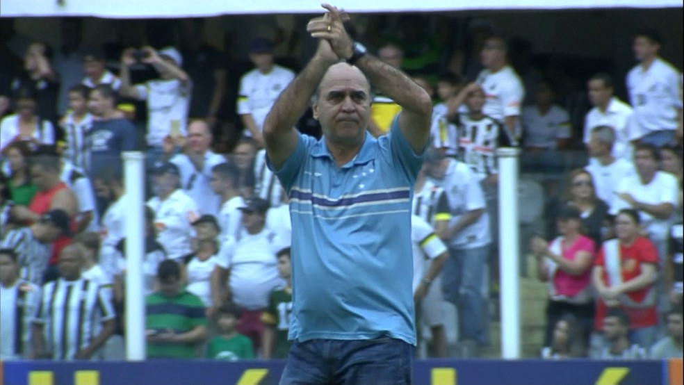 Marcelo Oliveira, técnico do Cruzeiro — Foto: Reprodução/TV Globo Minas