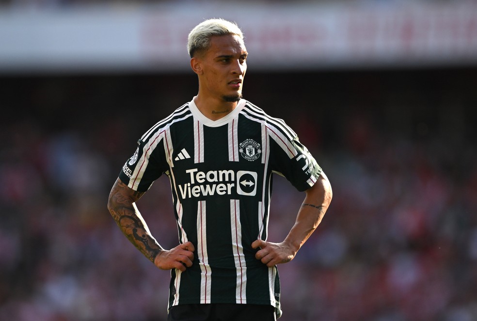 Antony chegou ao Manchester United em 2022 — Foto: Getty Images