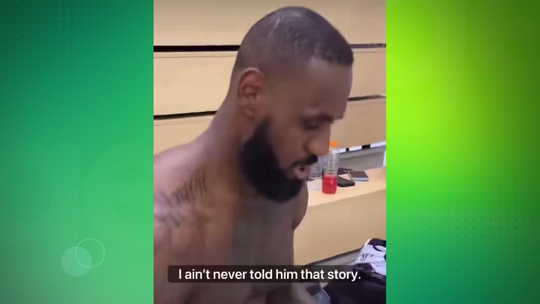 Tatum revela a LeBron que chorou na infância por não receber autógrafo dele - Programa: ge highlights 