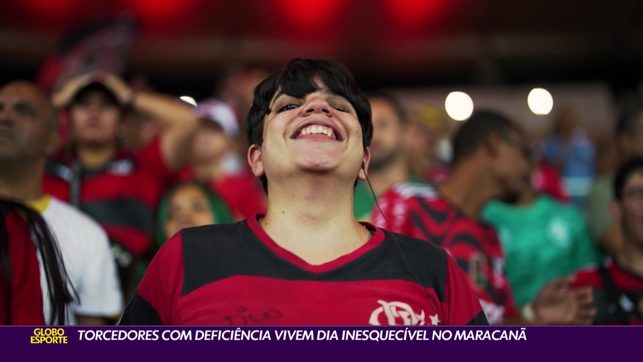 Torcedores com deficiência vivem dia inesquecivel no Maracanã