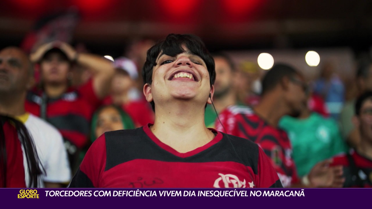 Torcedores com defici&ecirc;ncia vivem dia inesquecivel no Maracan&atilde;