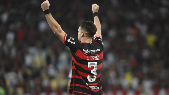 Léo Ortiz em Flamengo x Palestino, no Maracanã