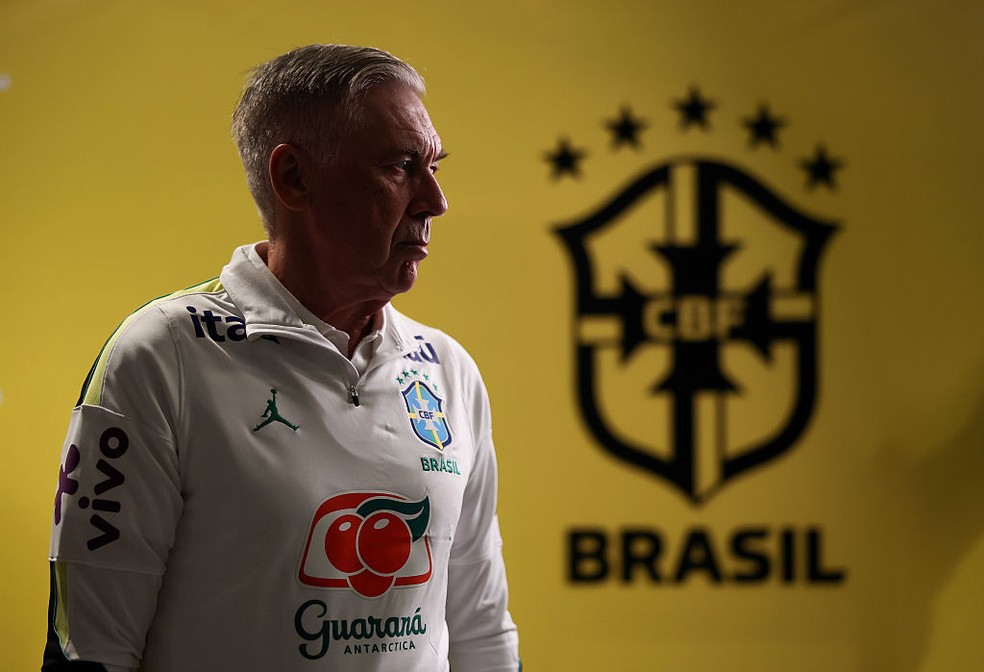 Carlo Ancelotti, técnico da seleção brasileira, completa 67 anos nesta quarta — Foto: Dustin Satloff - FIFA/FIFA via Getty Images