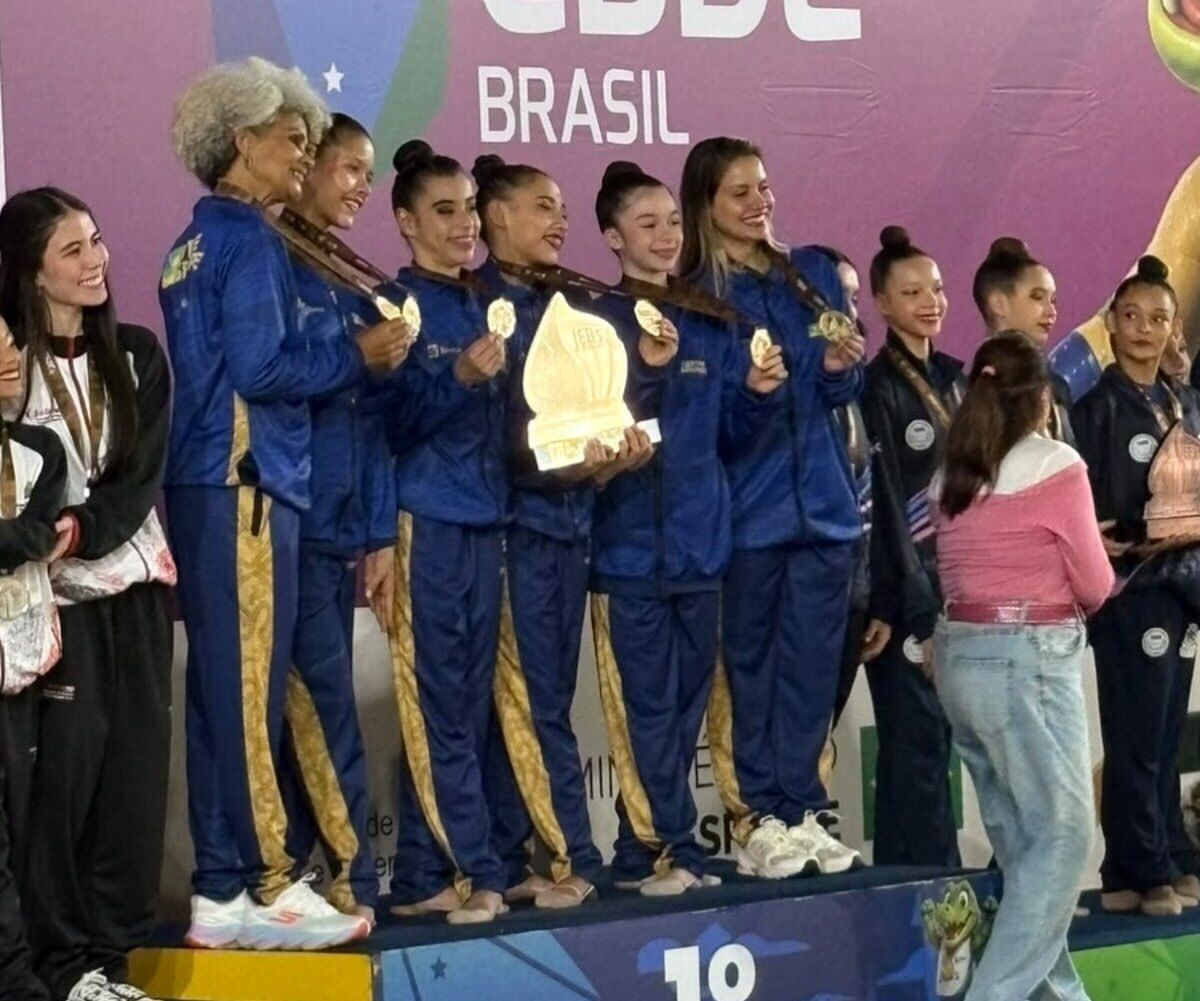 Seleção sergipana de ginástica conquista ouro nos Jogos Escolares Brasileiros