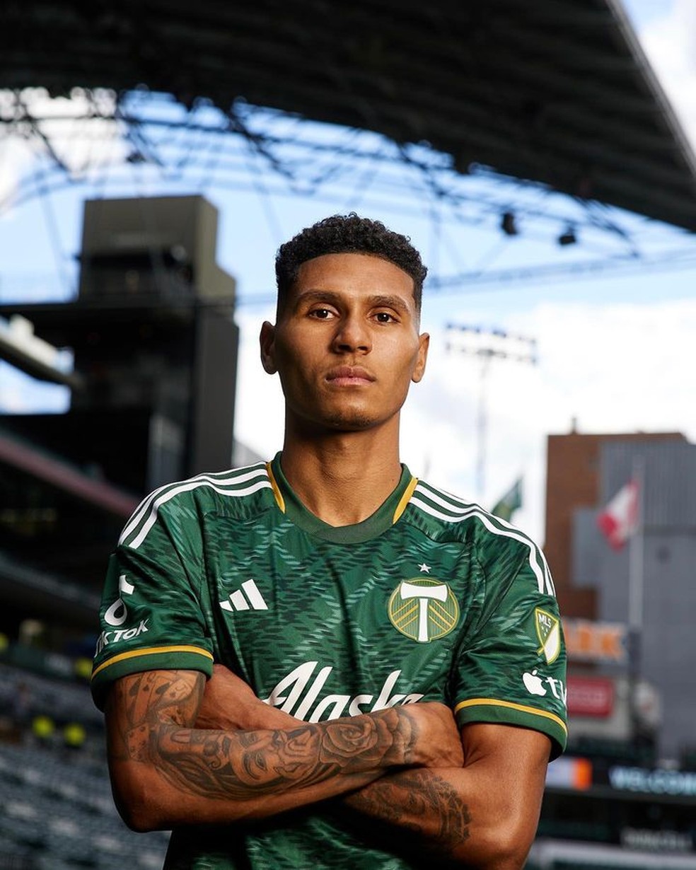 Antony Alves é atacante do Portland Timbers — Foto: Reprodução/Instagram