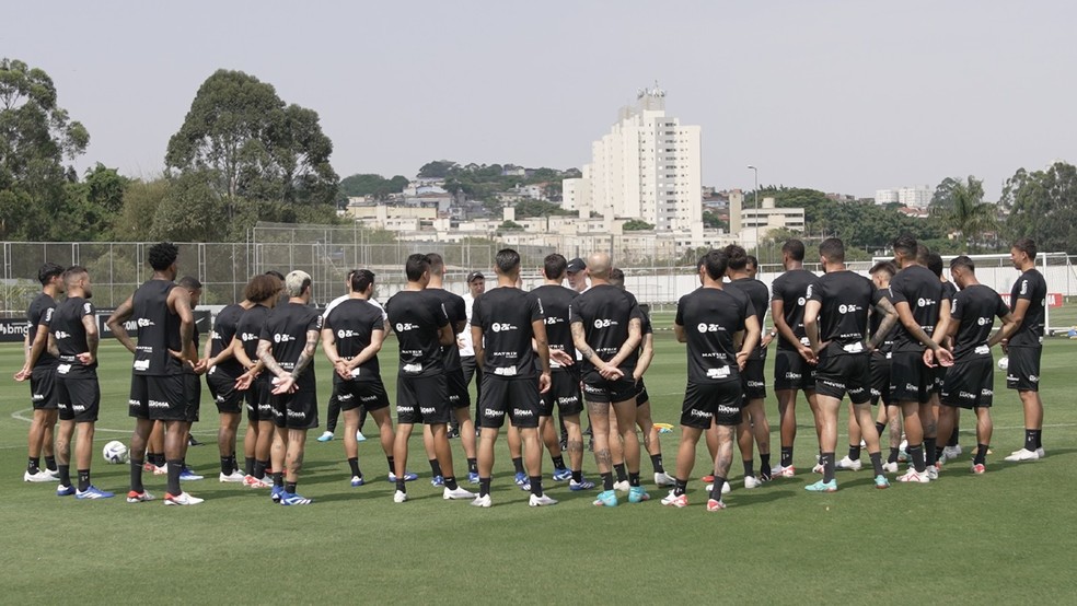 Corinthians voltou ao CT e abriu preparação para pegar o Flamengo — Foto: Raphael Martinez/Agência Corinthians