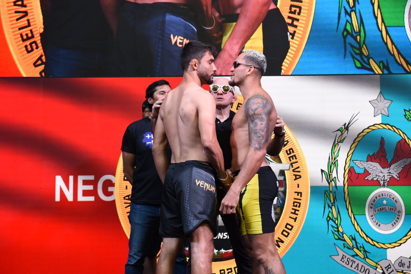 Com punições e xingamentos, pesagem do Jungle Fight 149 esquenta antes do Fight do Milhão
