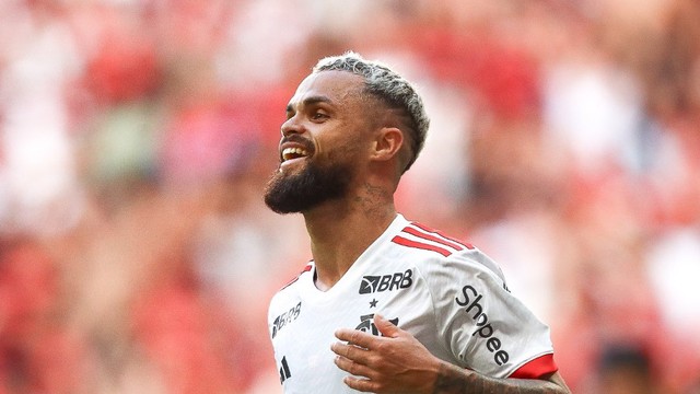 Michael comemora um gol pelo Flamengo