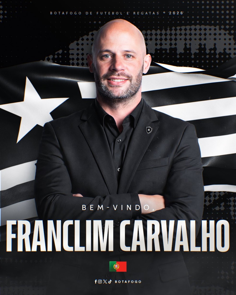 Botafogo anuncia Franclim Carvalho � Foto: Divulga��o