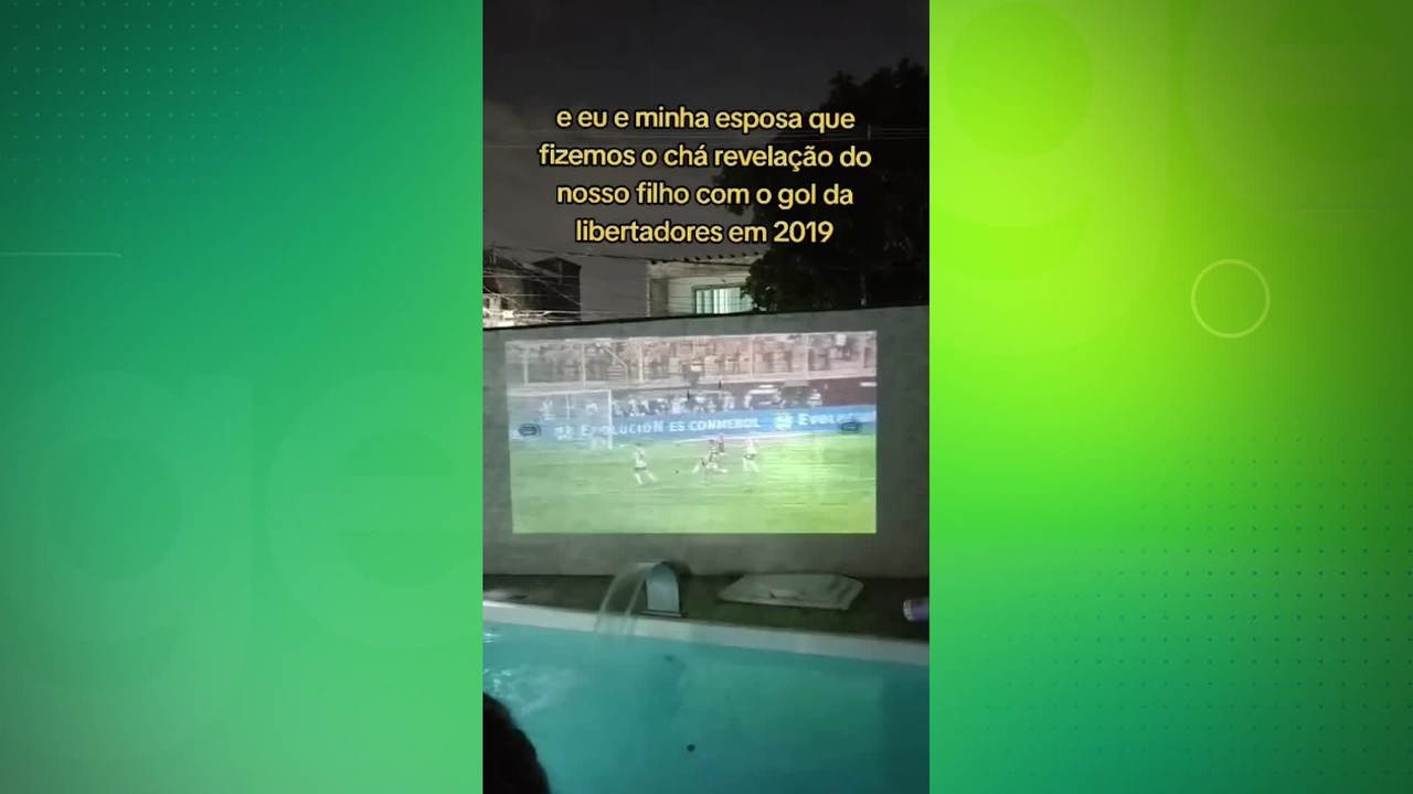 Torcedor do Flamengo faz chá revelação com gol do título da Libertadores de 2019; veja