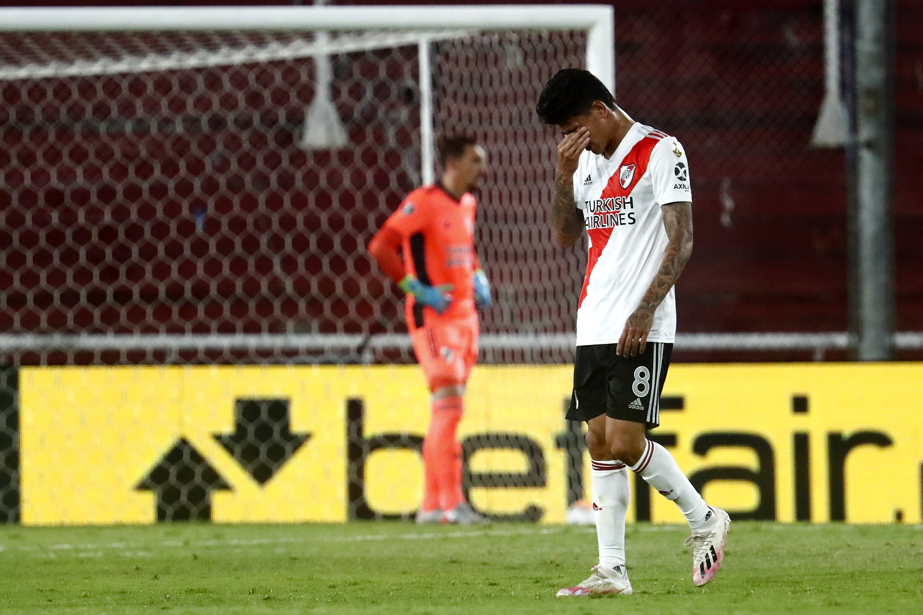 Carrascal acumula expulsões desde o River e tem mesmo número de gols e vermelhos no Flamengo 2026