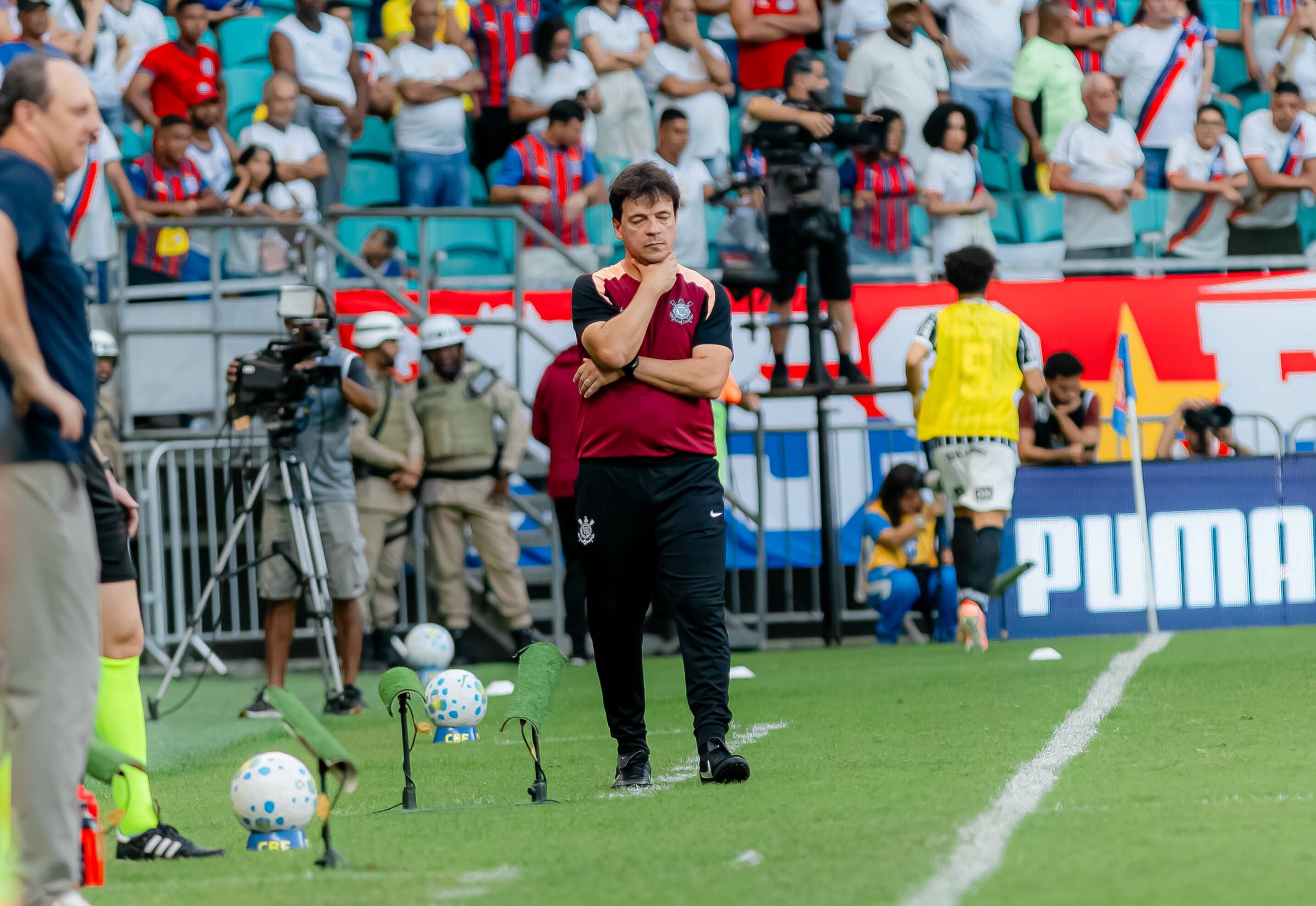 Diniz põe questão física como decisiva para empate do Corinthians | Ge