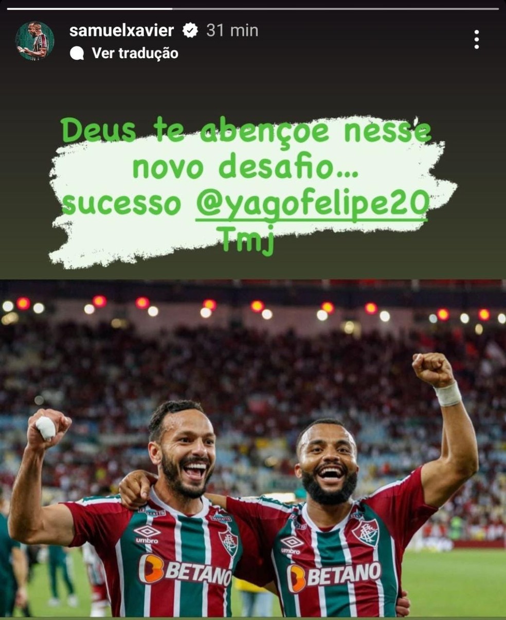 Papai Yago Felipe quer vitória e gol para dedicar à filha Aurora —  Fluminense Football Club