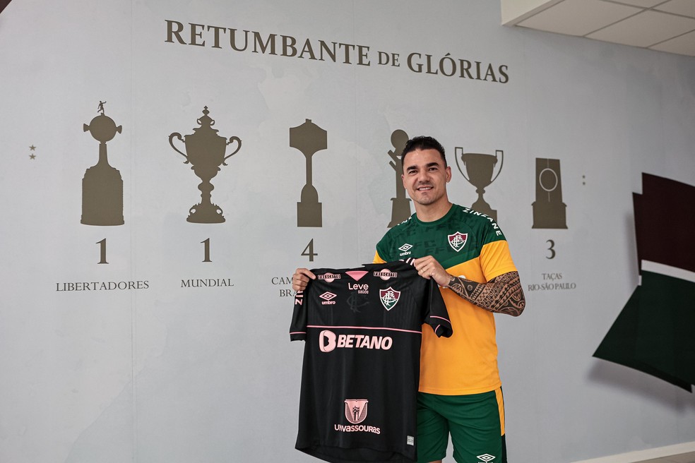 Felipe Alves, novo goleiro do Fluminense — Foto: Divulgação/Fluminense