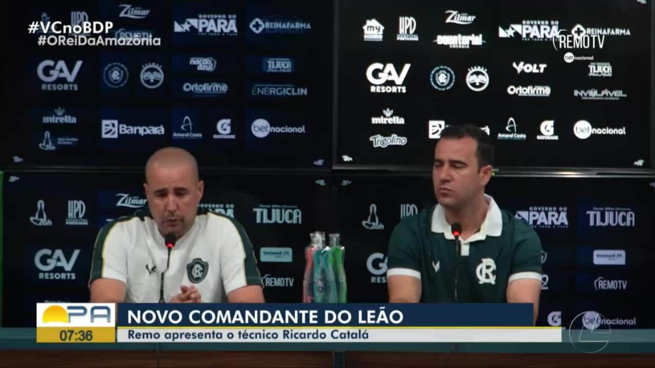 Remo apresenta Ricardo Catalá, novo técnico do clube