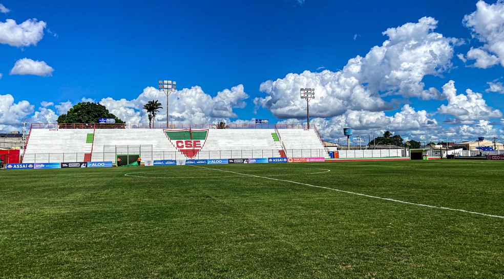 Estádio Juca Sampaio será palco da finalíssima da Seletiva entre CSE e CSA — Foto: Augusto Oliveira/ASCOM CSA