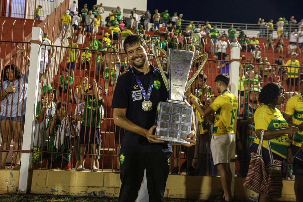 Luiz Fernando Iubel conquistou Mato-grossense pelo Cuiabá — Foto: AssCom Dourado